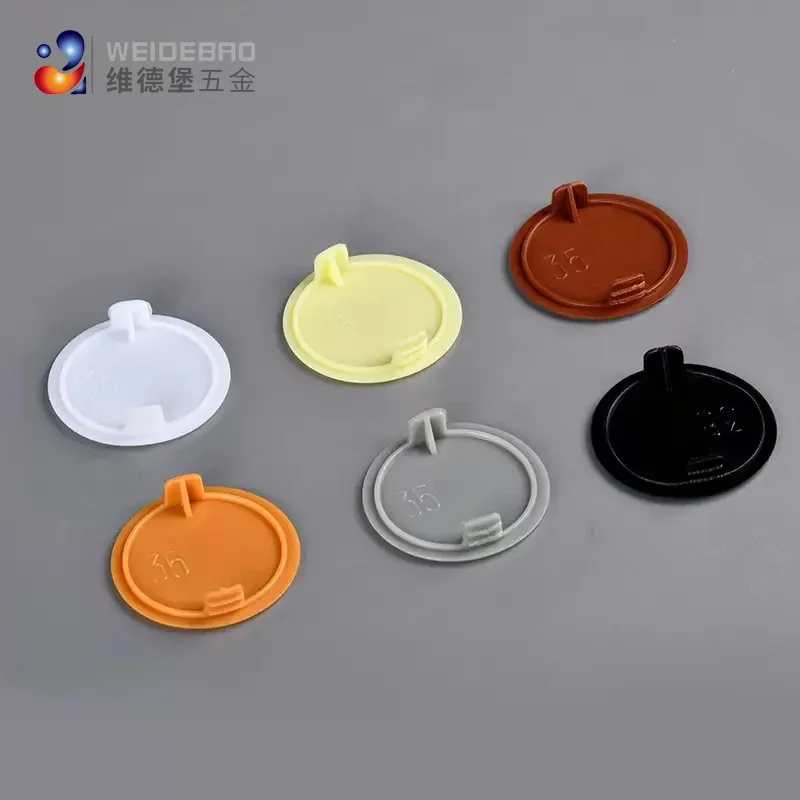 Furniture Hardware Hinges - 10個入り 35mm、38mm、40mm 丸型プラスチック製ヒンジ装飾カバー、穴プラグカバー、家具カバー