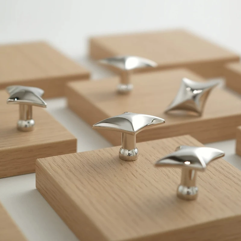 Unique Furniture Hardware - クリエイティブなアンティークワードローブプル、ユニークなキッチンキャビネットハンドル、星型の引き出しノブ、亜鉛合金製の食器棚家具金具