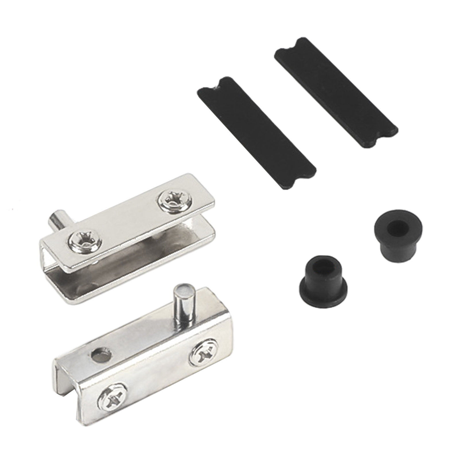 Furniture Hardware Hinges - ガラスドアピボットヒンジ食器棚ショーケースクリップガラスクランプラッチ防錆穴あけ不要家庭用家具ハードウェアアクセサリー