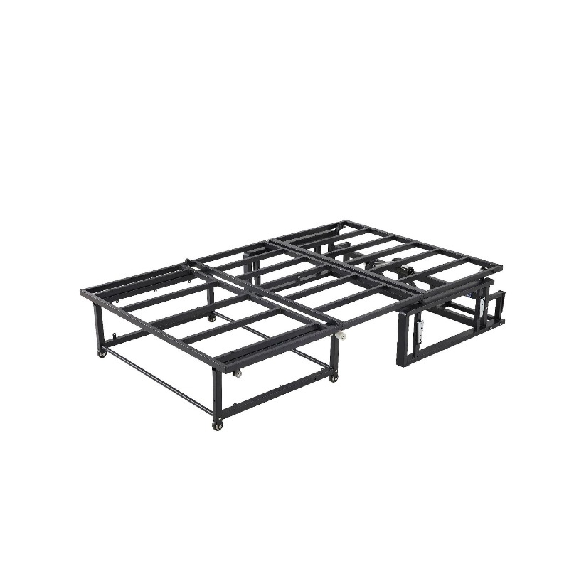 Furniture Hardware Pulls - モダンな軽量高級折りたたみソファベッドフレーム、デュアルユースプルアウトソファメタルフレーム家具金具