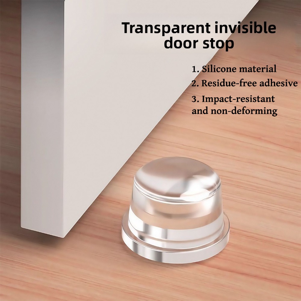 Furniture Hardware Pulls - シリコーンドアストッパー壁プロテクター寝室のドアハンドルバンパー自己粘着アンチクラッシュパッド実用的な家具アクセサリー