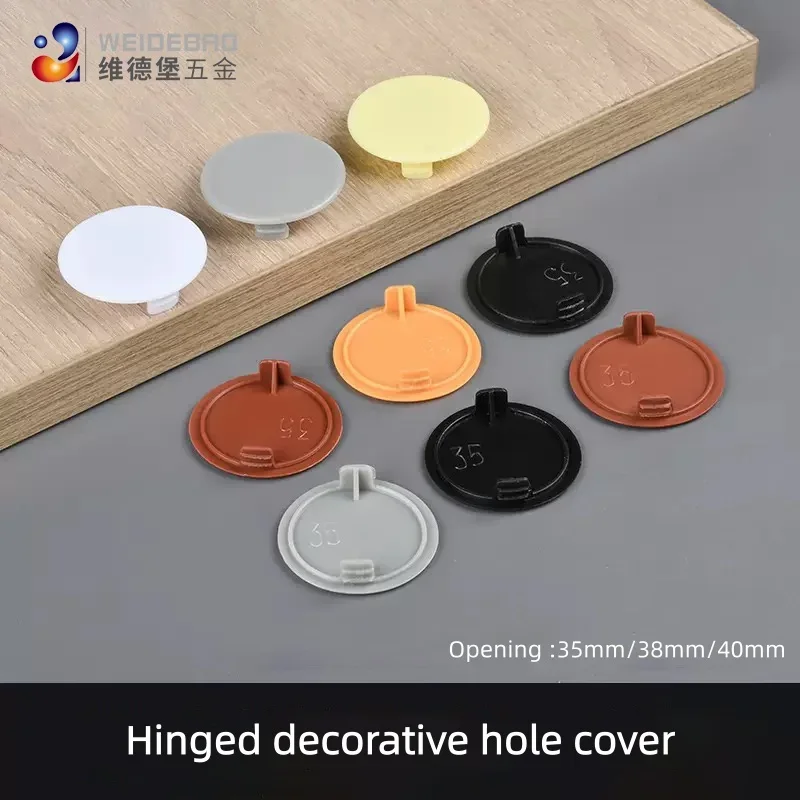 10個入り 35mm、38mm、40mm 丸型プラスチック製 - Furniture Hardware Hinges のレビューと価格