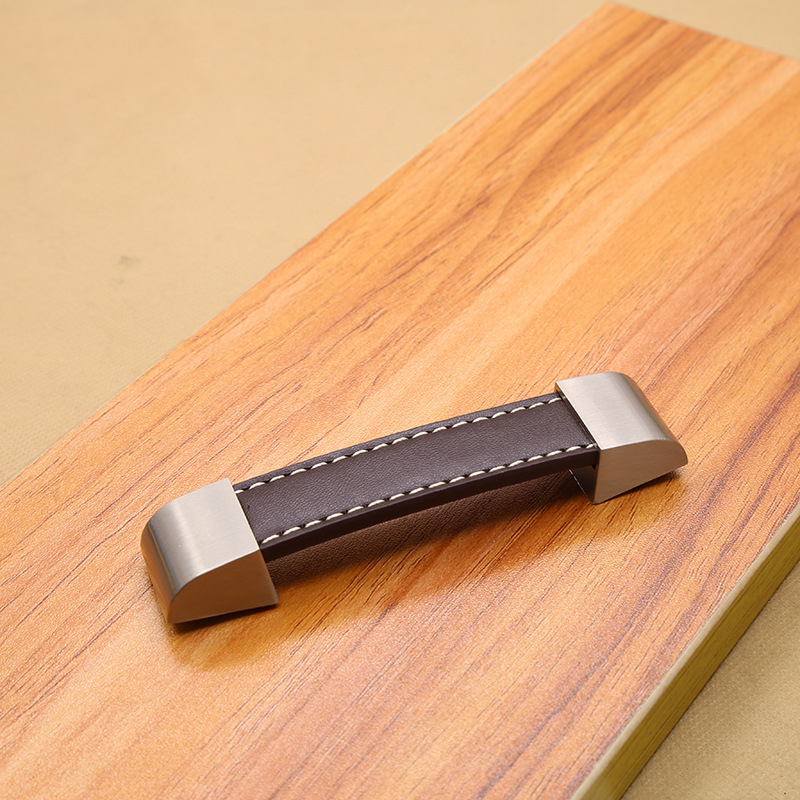 現代の高級革製ハンドルノブプル家具キャビネットチェスト引き出 - Office Furniture Hardware のレビューと価格
