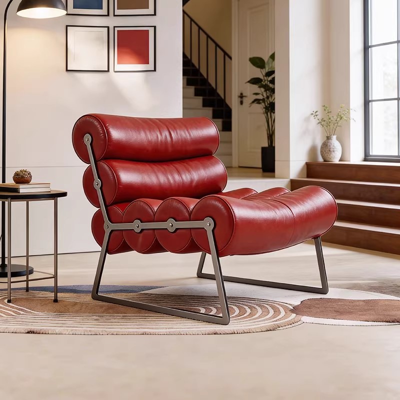 イタリアのミニマリストローラーチェア、バーガンディソファ、シ - Furniture Hardware Stores のレビューと価格