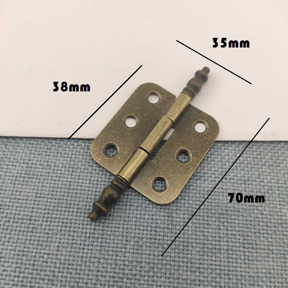 ヒンジ修理プレートアンティークブロンズ王冠ヒンジ6穴ジュエリ - Furniture Hardware Repair のレビューと価格