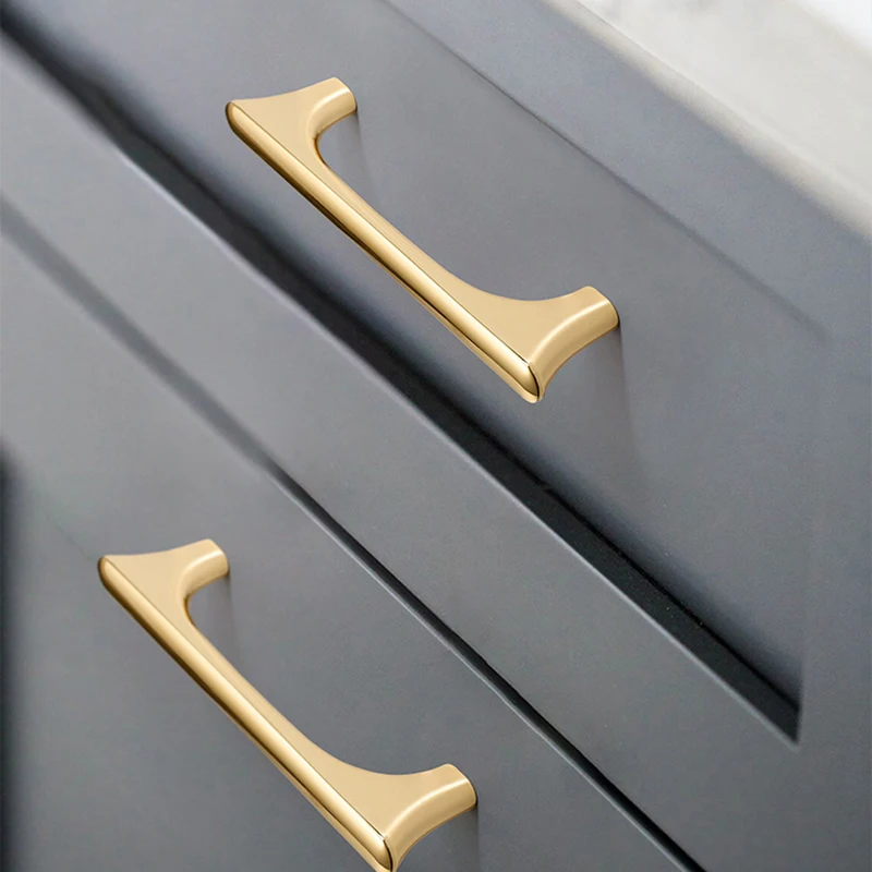 YMゴールドキッチンキャビネットハンドル ブラック寝室用引き - Furniture Hardware Stores のレビューと価格