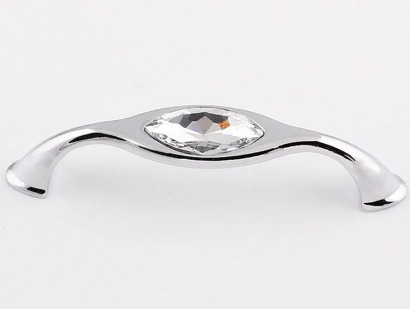 3.75インチ 5インチの引き出しハンドル シックなクリスタ - Unique Furniture Hardware のレビューと価格
