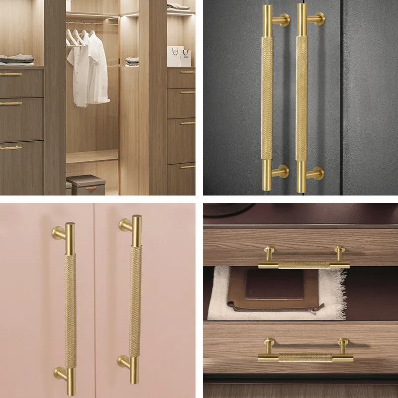 モダンでシンプルなスタイルの真ちゅう製ハンドル,クリエイティ - Furniture Hardware High End のレビューと価格