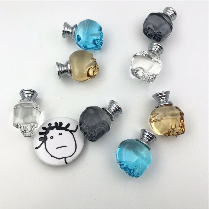 LCH クリアクリスタルスカル型ノブユニークな透明ハンドルジ - Unique Furniture Hardware のレビューと価格