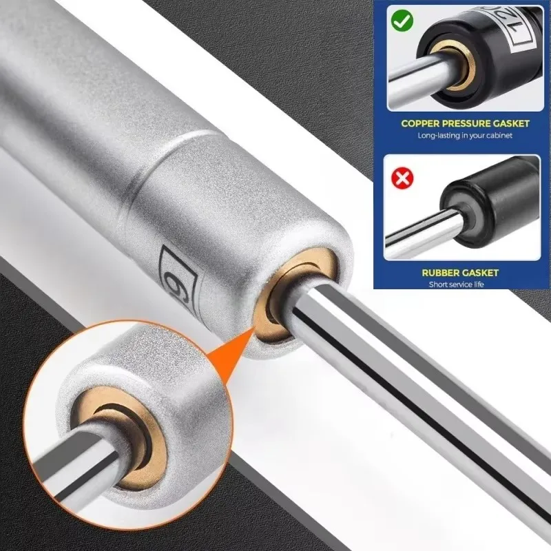 20N-200N 銅力キャビネットドアリフトサポートガススト - Furniture Hardware Hinges のレビューと価格