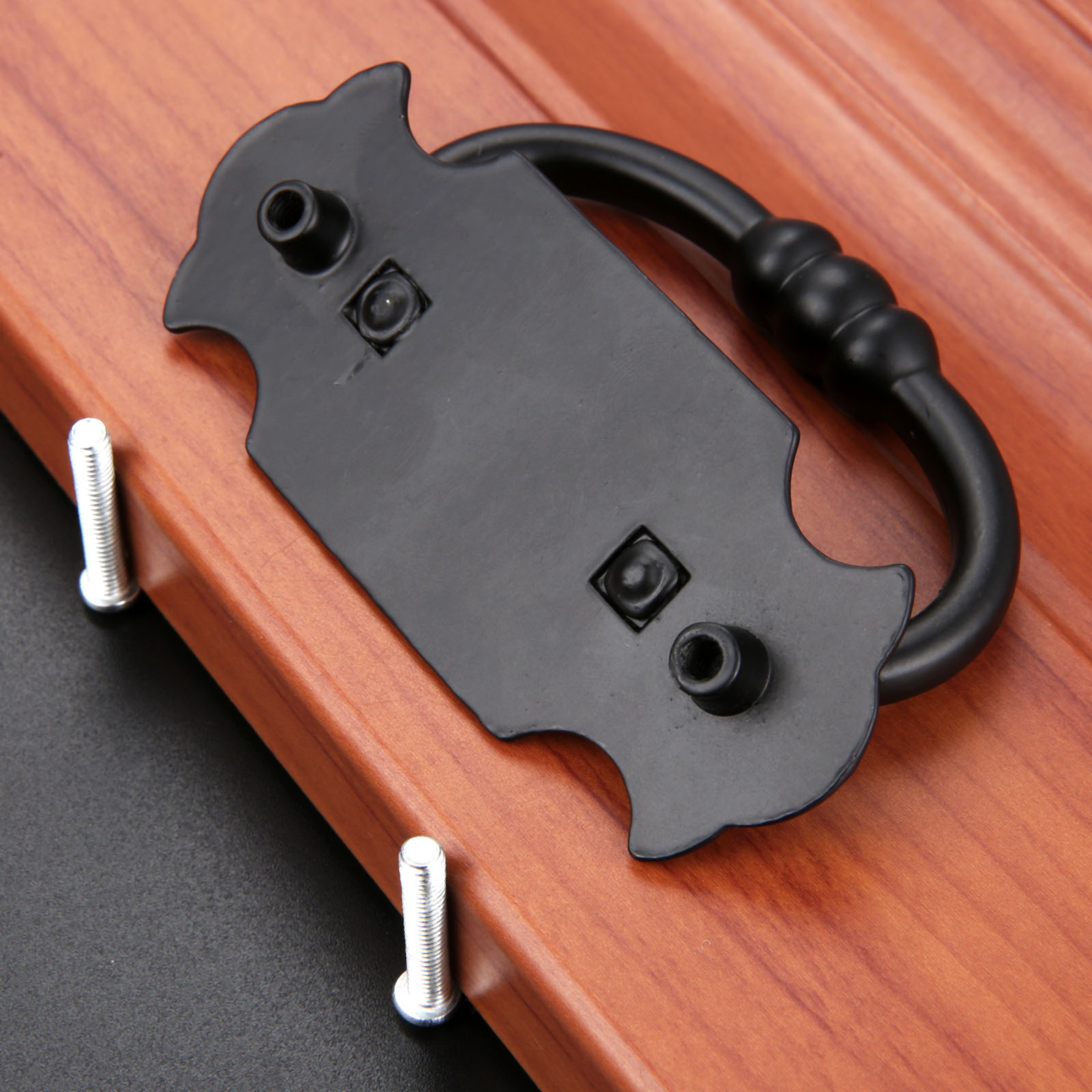 黒の亜鉛合金プル,1ピース,88x56mm,引き出しまたはド - Office Furniture Hardware のレビューと価格