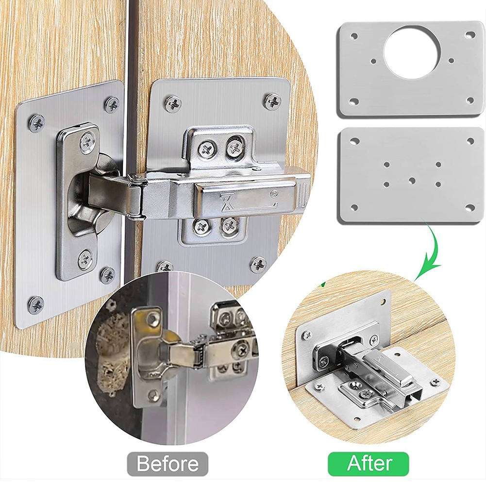1/2/4/10 個ヒンジ修理プレートキャビネット家具引き出 - Furniture Hardware Repair のレビューと価格
