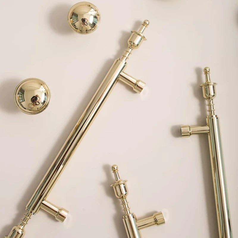 新しいフランスイタリアのハイエンドキャビネットハンドル固体真 - Furniture Hardware High End のレビューと価格
